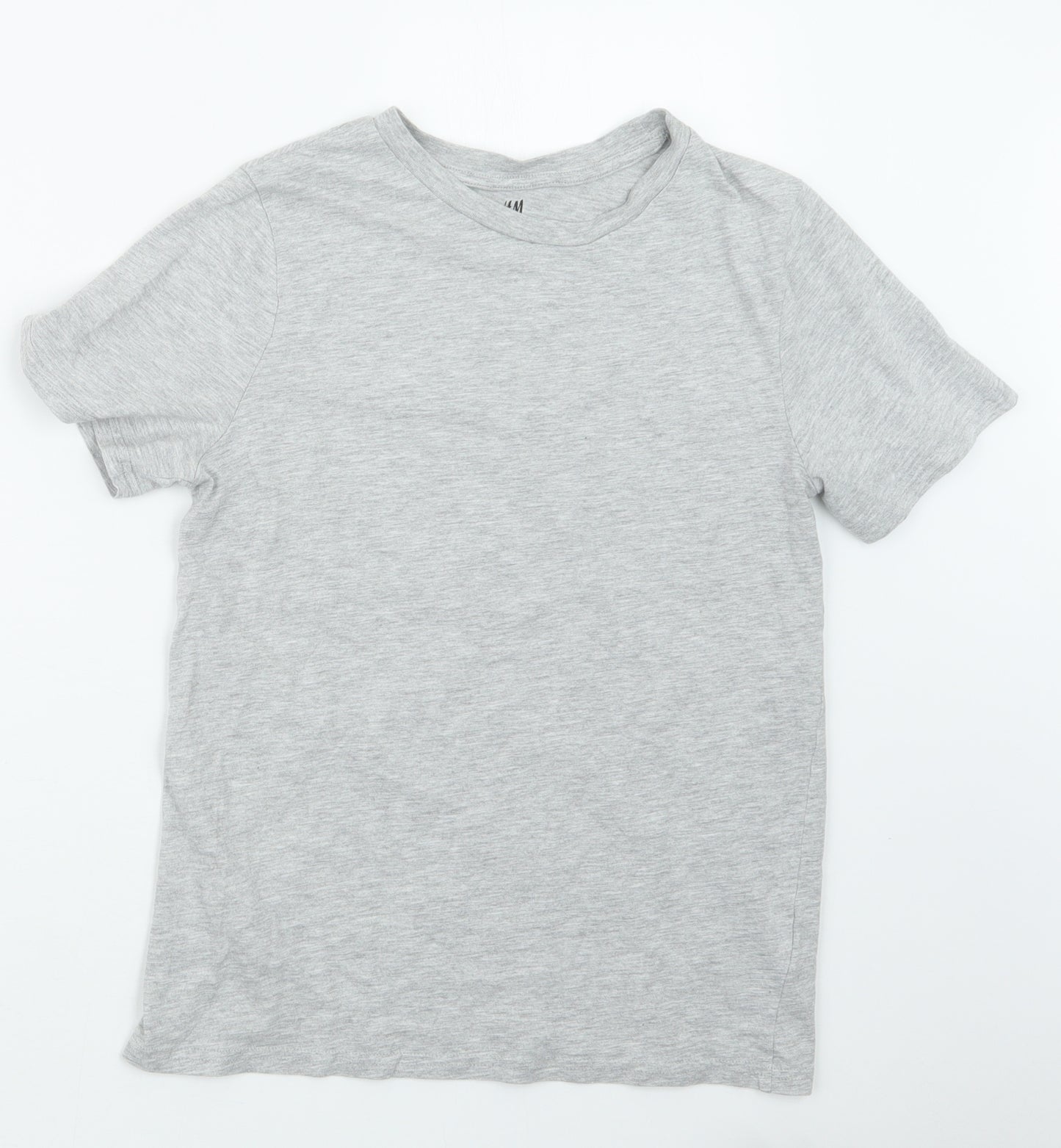 H&M Boys Grey   Basic T-Shirt Size 13-14 Years