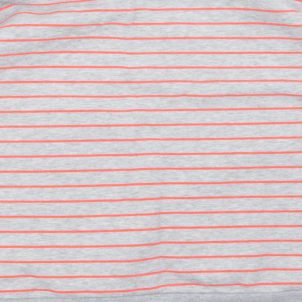 Primark Womens Grey Striped Knit Pullover Jumper Size 12