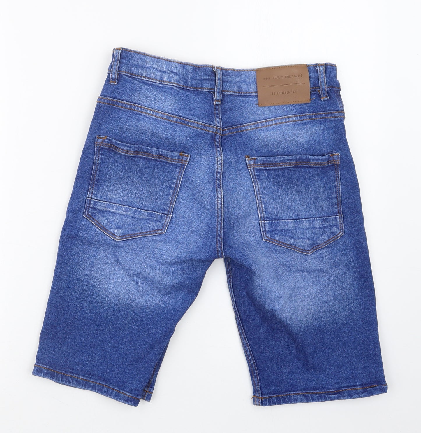 Denim Co. Mens Blue  Denim Cargo Shorts Size 28 in