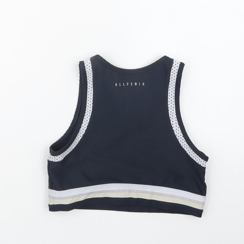 ALLFENIX Womens Black   Cropped T-Shirt Size S