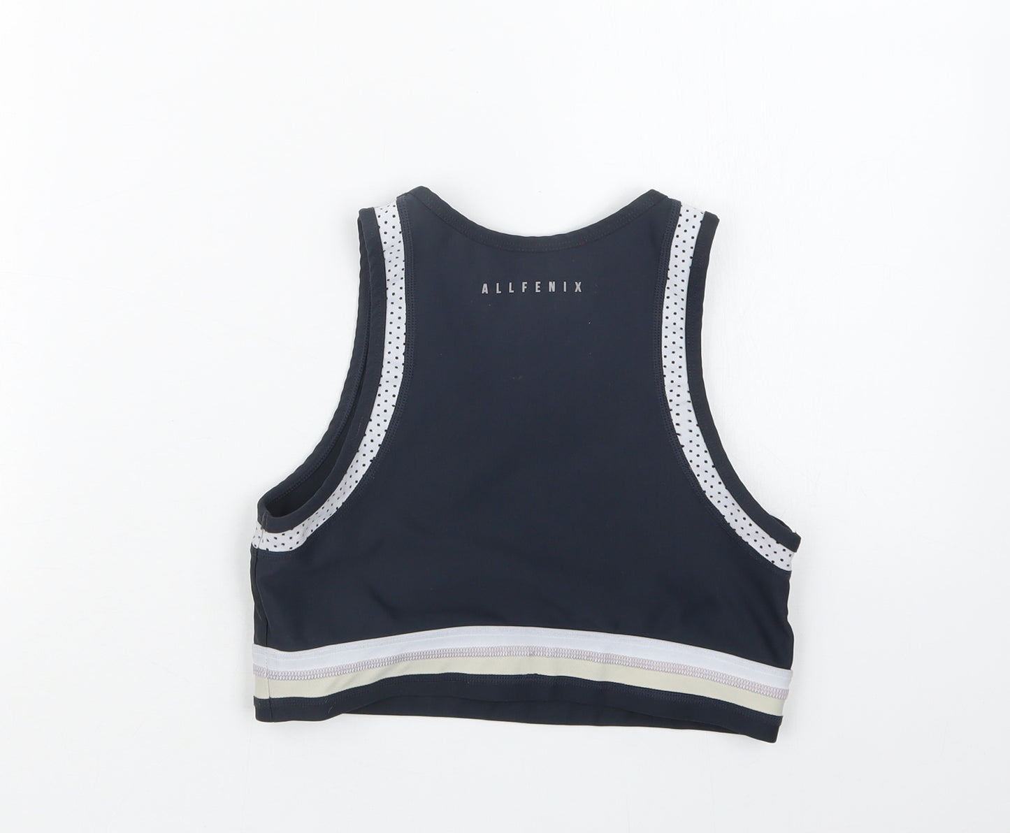 ALLFENIX Womens Black   Cropped T-Shirt Size S