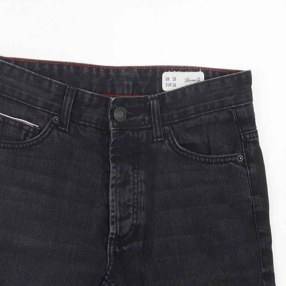 Denim Co. Mens Black  Denim Cargo Shorts Size 30 in