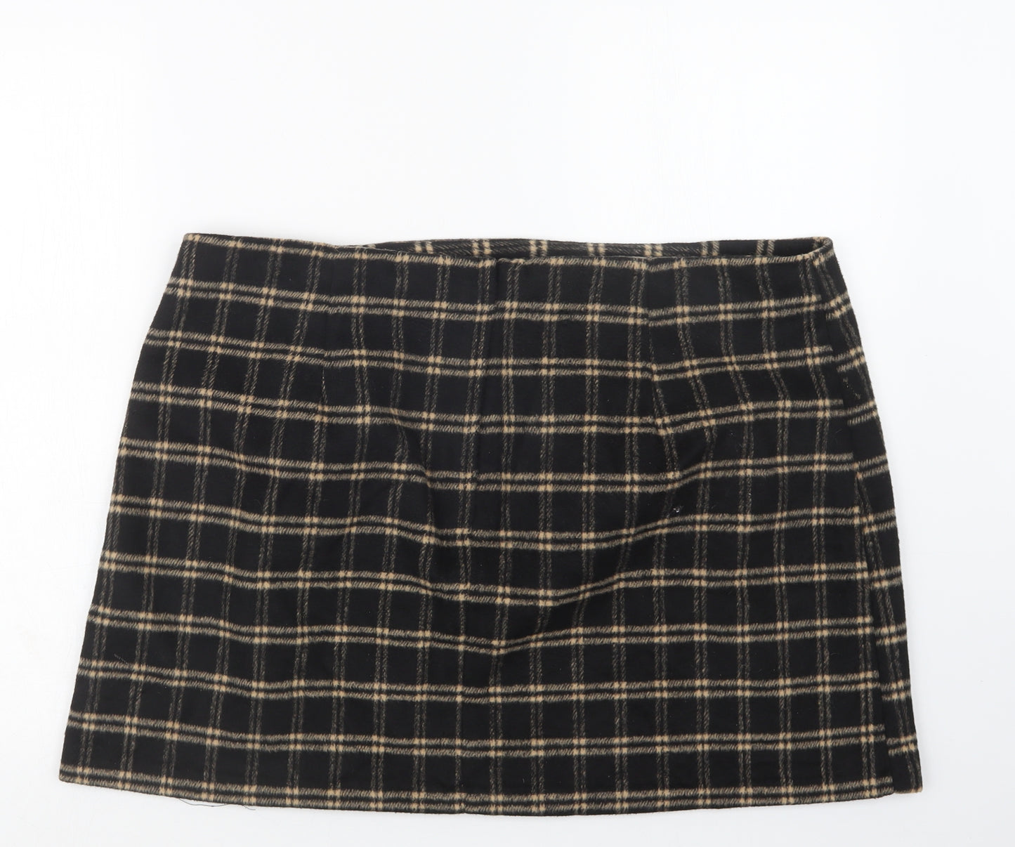 Atmosphere Womens Black Check  Straight & Pencil Skirt Size 20