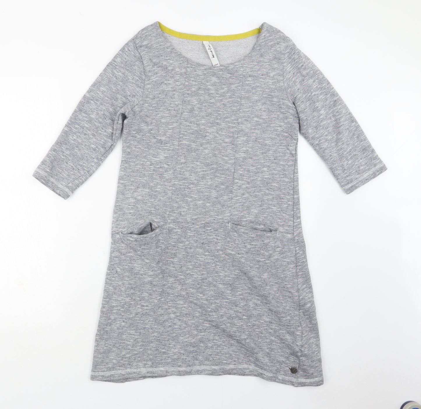 Weird Fish Womens Grey   Pullover Jumper Size 10  - Long