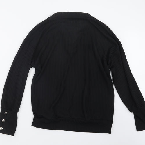 Preworn Womens Black   Pullover Jumper Size XL