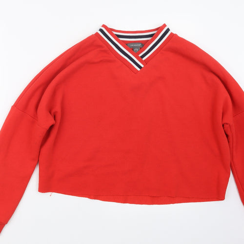 Primark Womens Red   Pullover Jumper Size 10