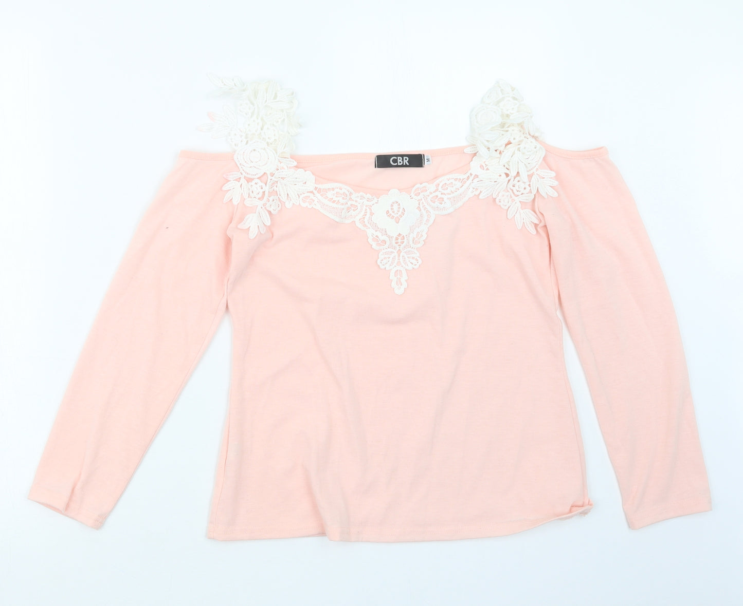 CBR Womens Pink  Knit Pullover Jumper Size M