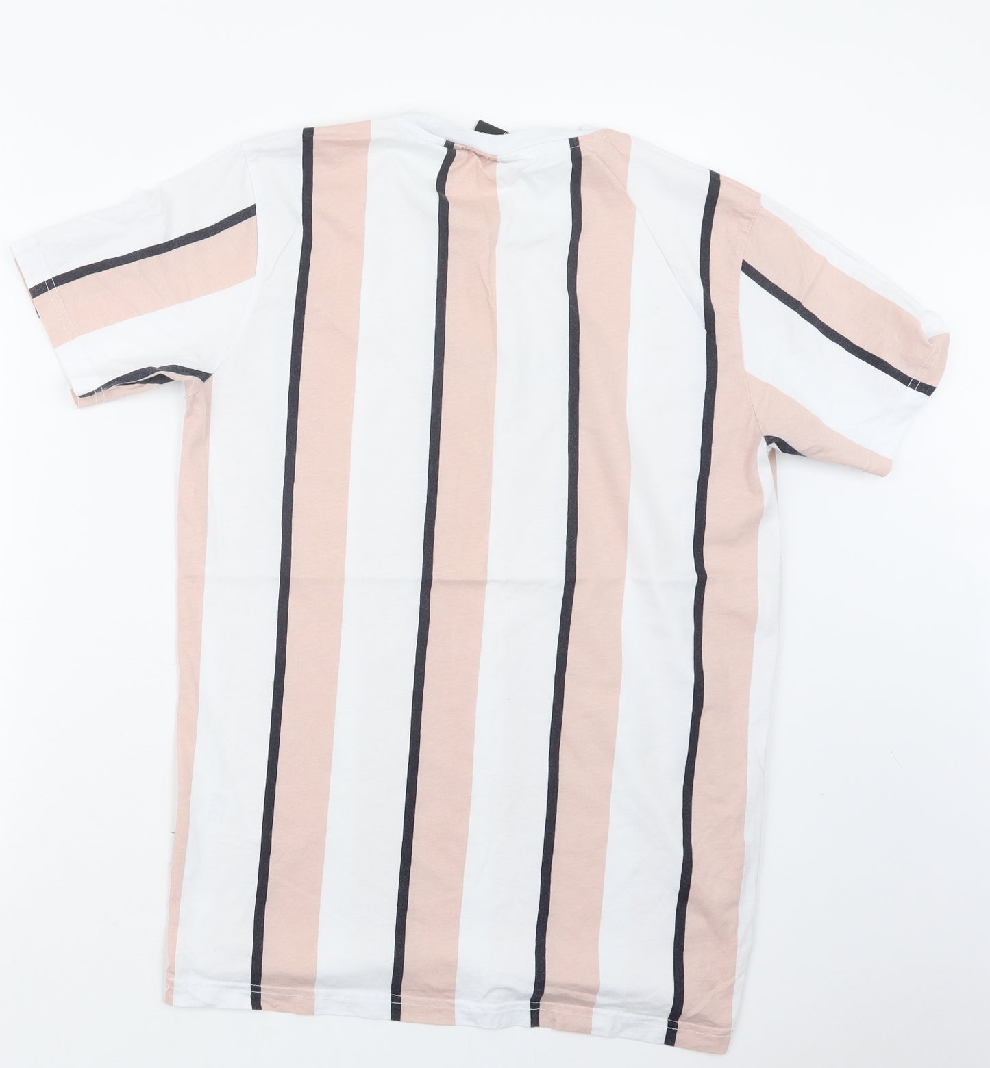 NICCE Mens Pink Striped   T-Shirt Size M