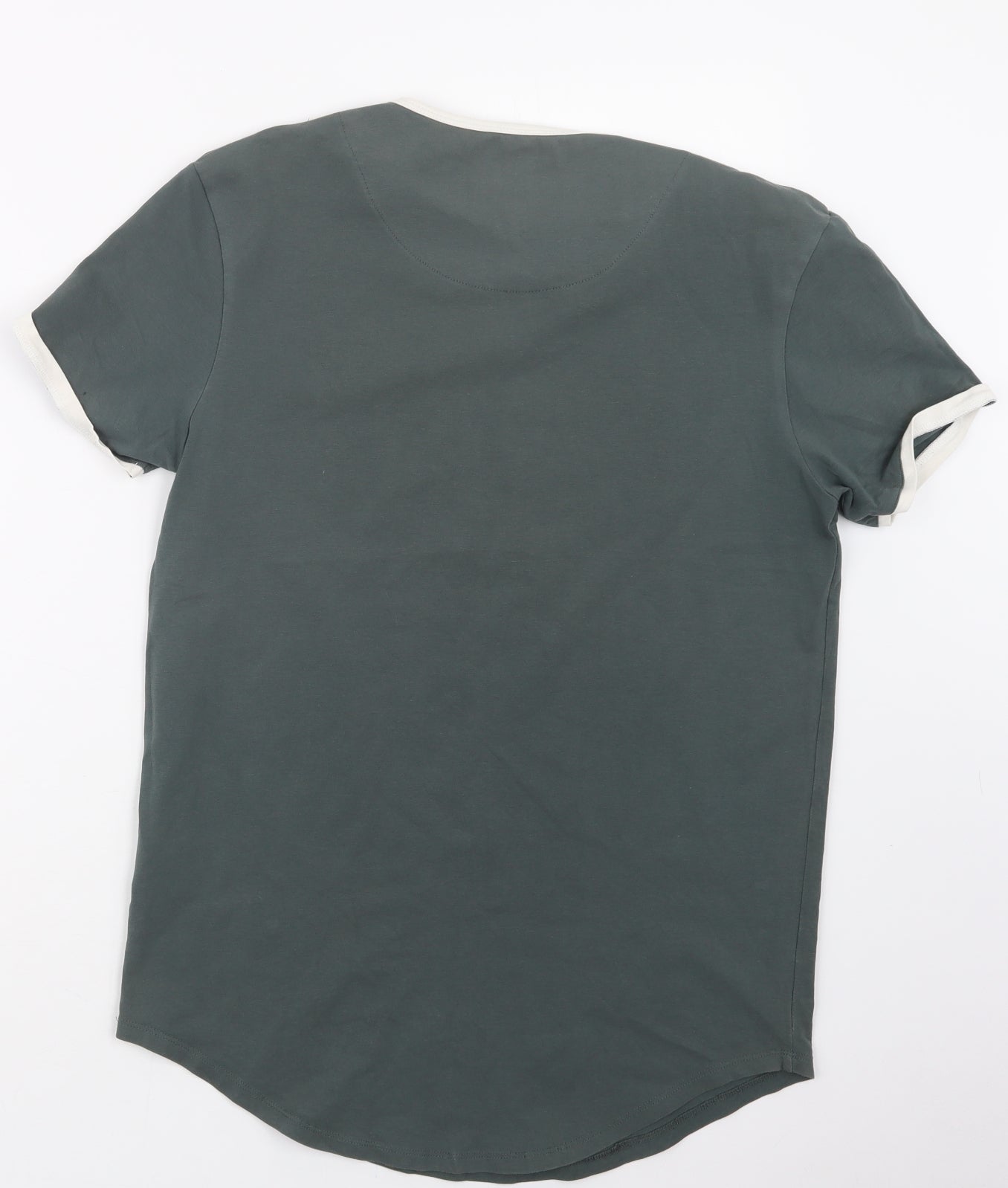 SikSilk Mens Green    T-Shirt Size M