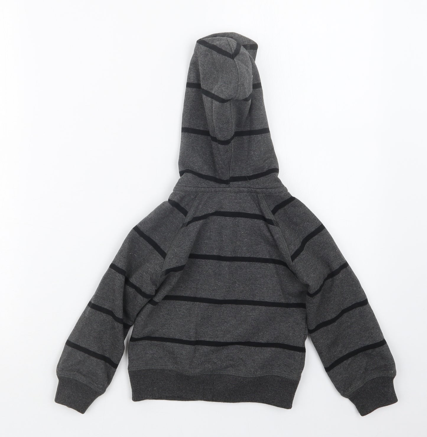 Derby County Football Club Boys Grey Striped  Full Zip Hoodie Size 2-3 Years  - Derby County Football Club