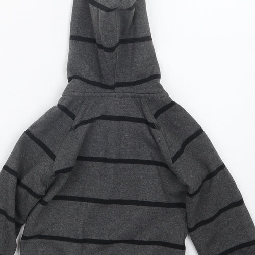 Derby County Football Club Boys Grey Striped  Full Zip Hoodie Size 2-3 Years  - Derby County Football Club