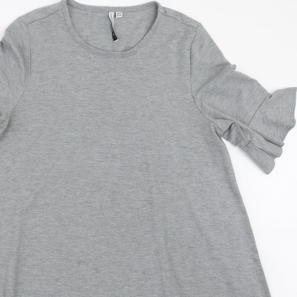 Capsule Womens Grey   T-Shirt Dress  Size 12