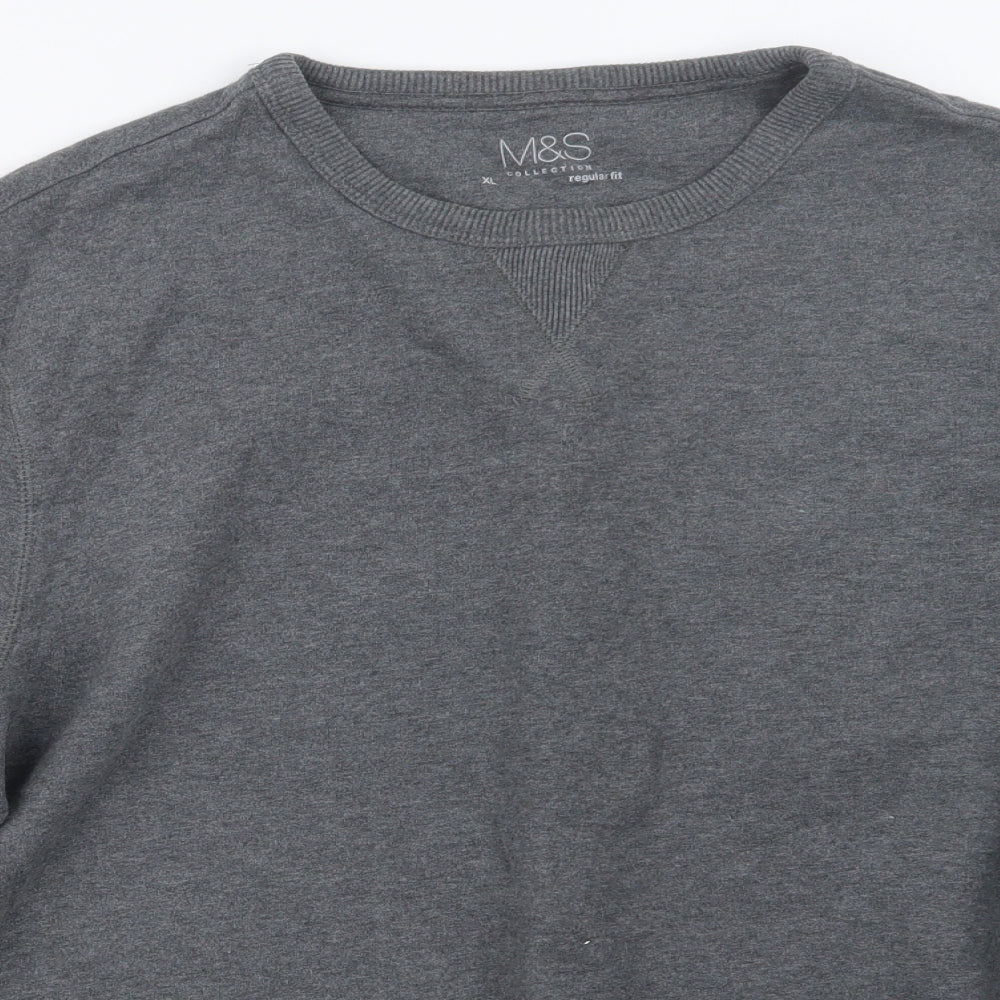Marks and Spencer Mens Grey   Pullover Jumper Size XL