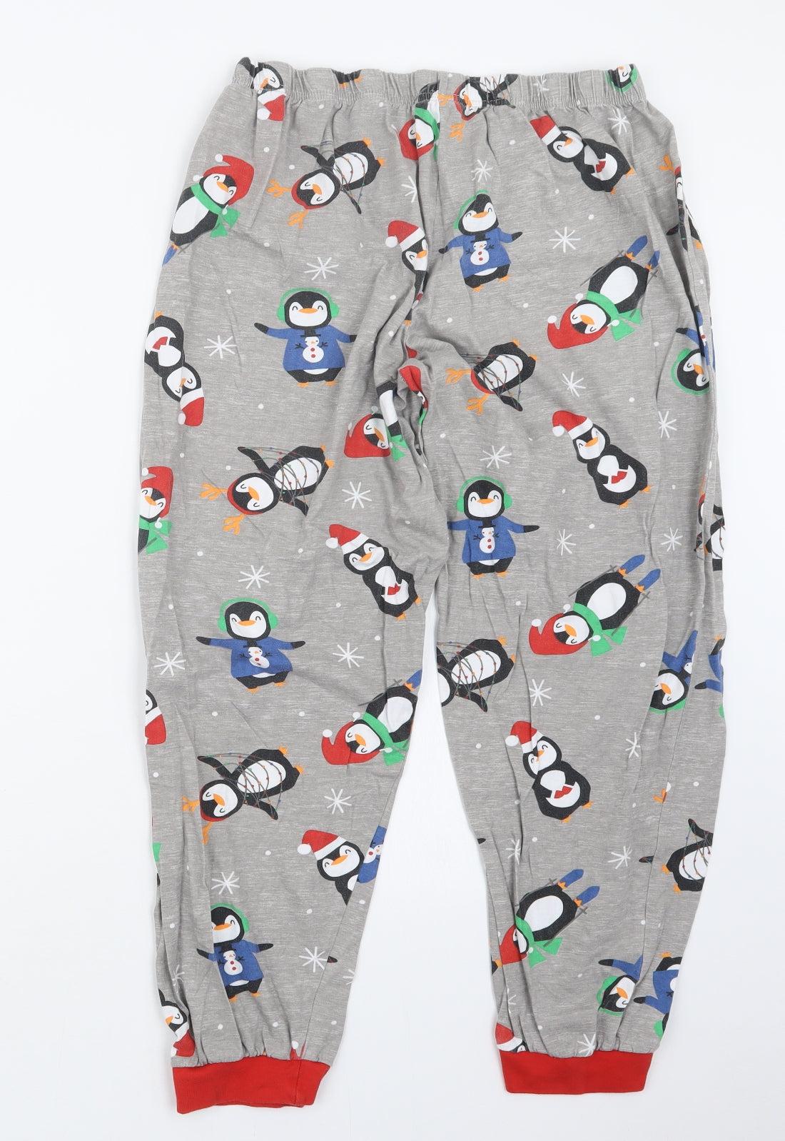 B&M Mens Grey Geometric   Pyjama Pants Size XL  - Christmas
