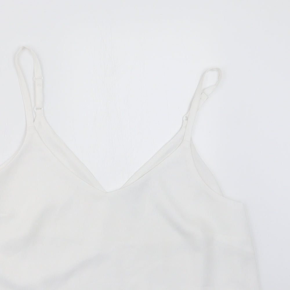 George Womens White   Basic Tank Size 14