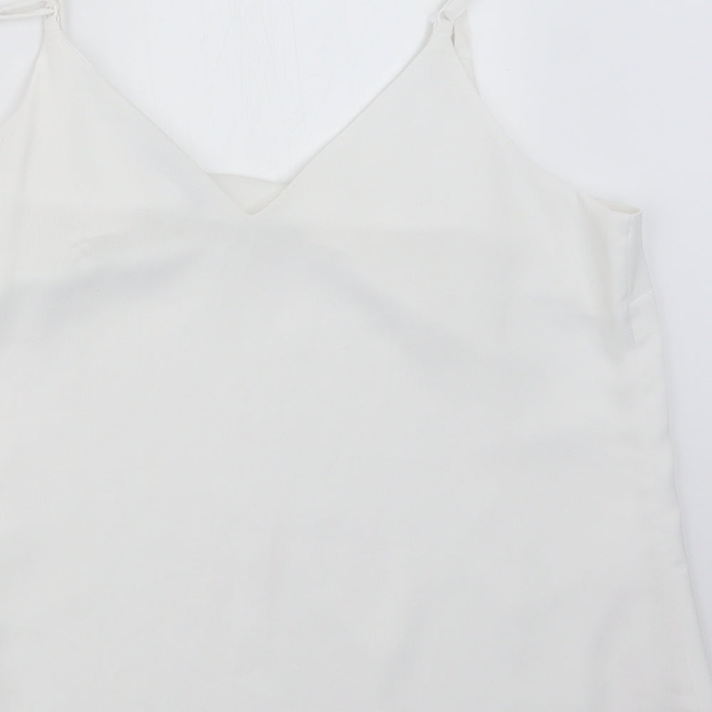 George Womens White   Basic Tank Size 14