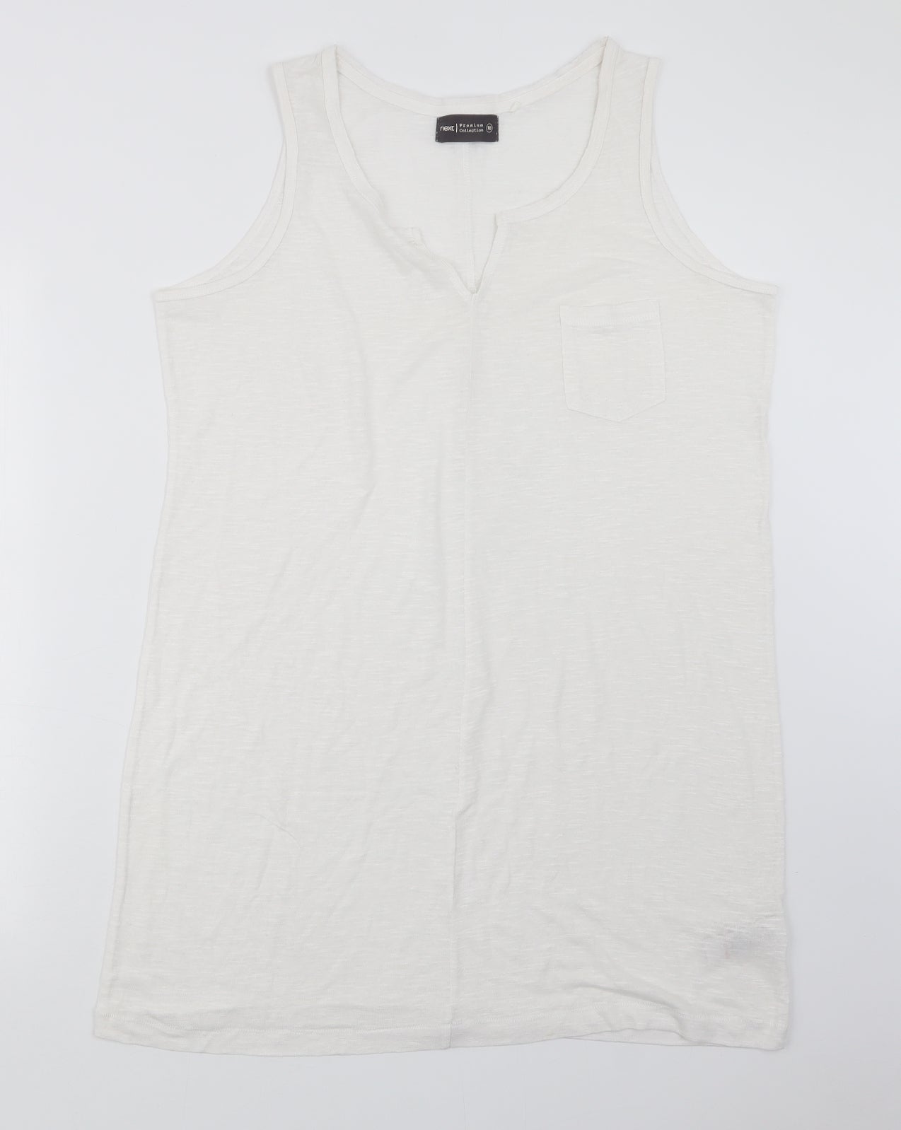 NEXT Womens White   Basic Tank Size 18