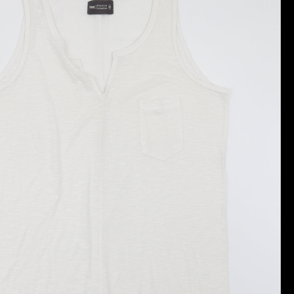 NEXT Womens White   Basic Tank Size 18