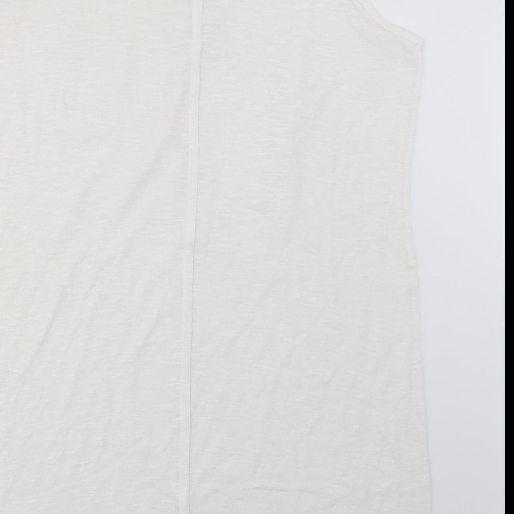 NEXT Womens White   Basic Tank Size 18