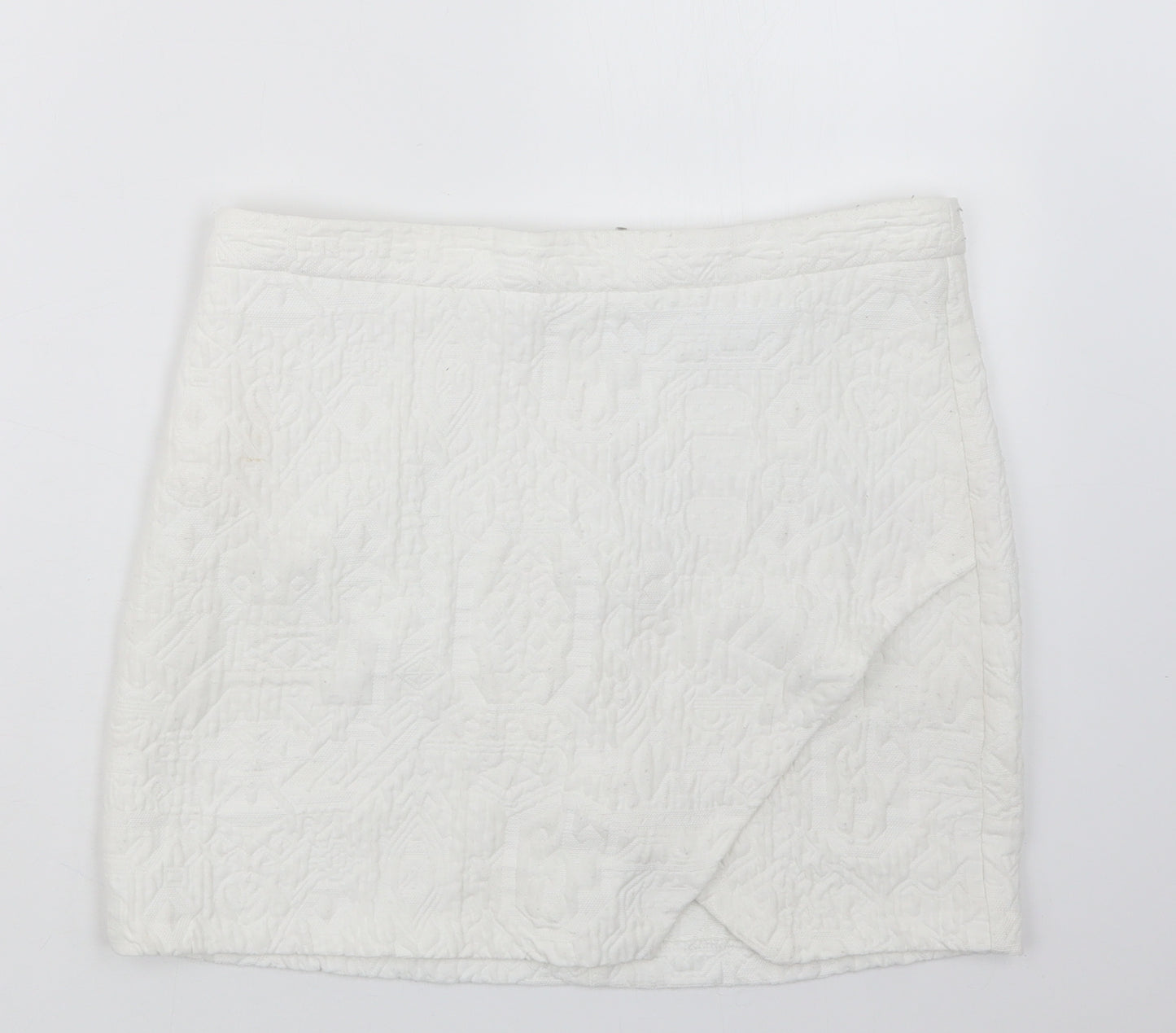 New Look Womens White   Straight & Pencil Skirt Size 12