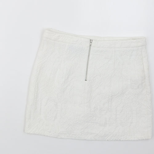 New Look Womens White   Straight & Pencil Skirt Size 12