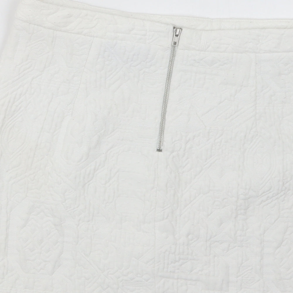 New Look Womens White   Straight & Pencil Skirt Size 12