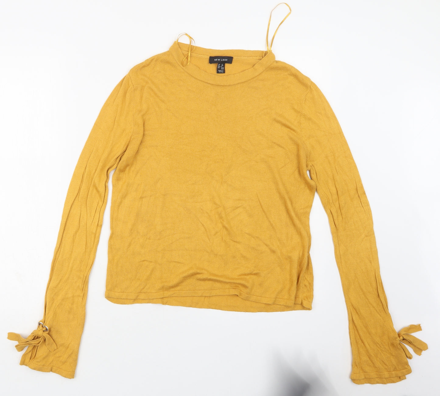 New Look Womens Yellow   Pullover Jumper Size 12