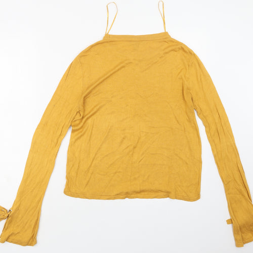 New Look Womens Yellow   Pullover Jumper Size 12