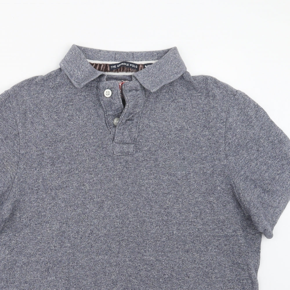 Superdry Mens Blue    Polo Size XL
