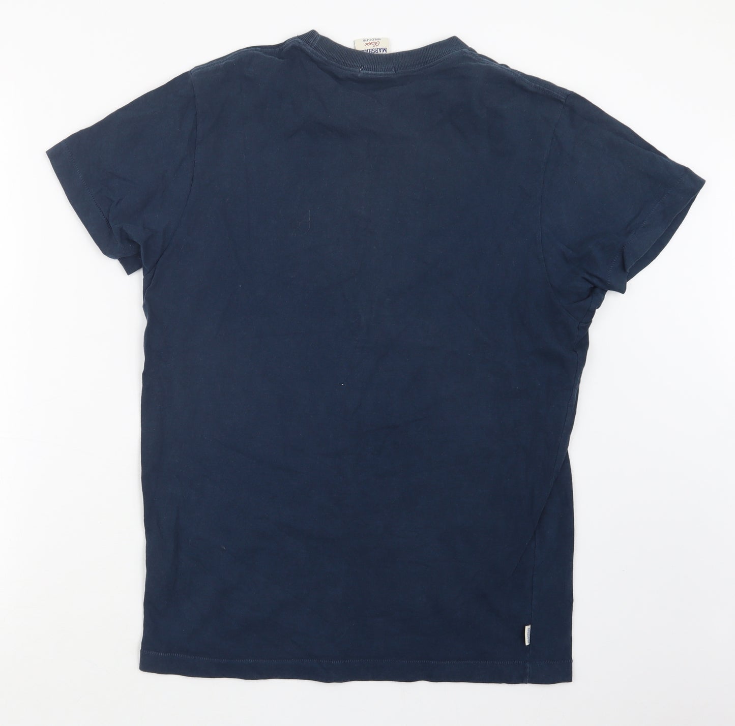 Franklin Marshall Mens Blue    T-Shirt Size M