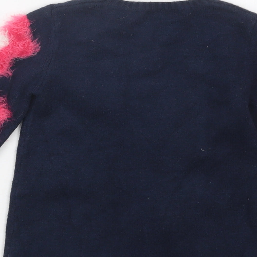 Matalan Girls Blue   Pullover Jumper Size 12-18 Months