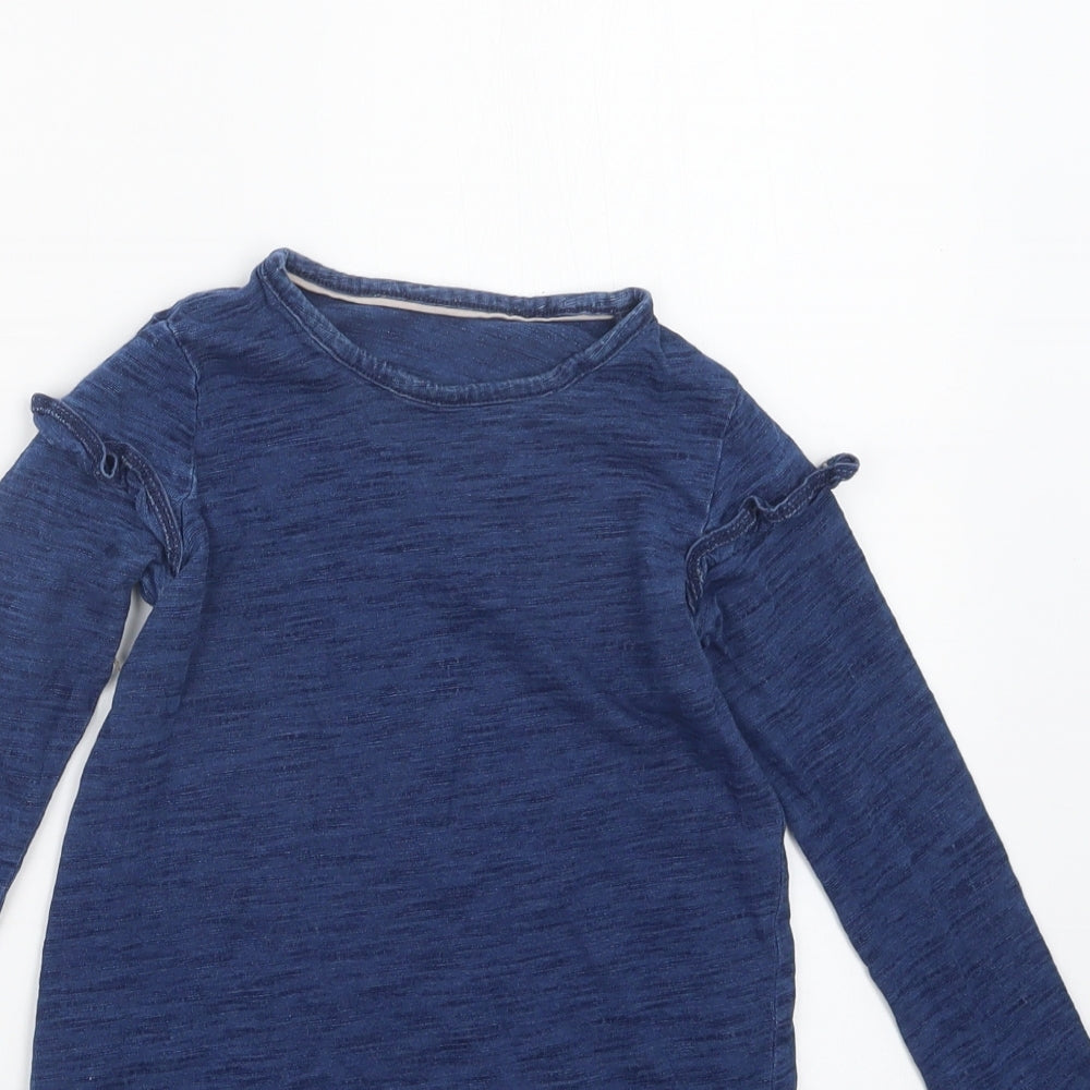 Marks and Spencer Girls Blue   Basic T-Shirt Size 2-3 Years