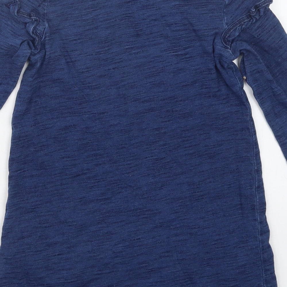 Marks and Spencer Girls Blue   Basic T-Shirt Size 2-3 Years