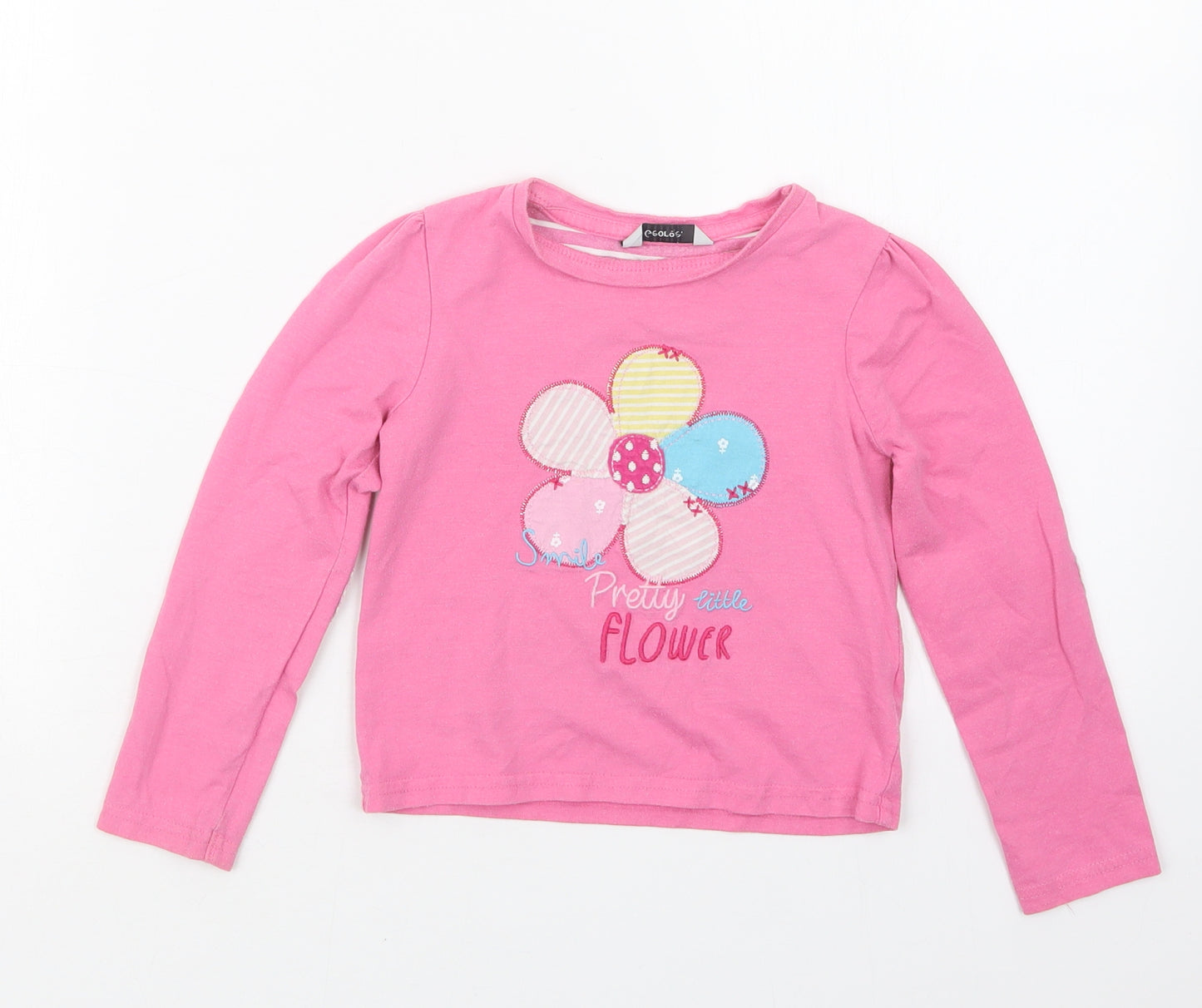 George Girls Pink   Basic T-Shirt Size 2-3 Years