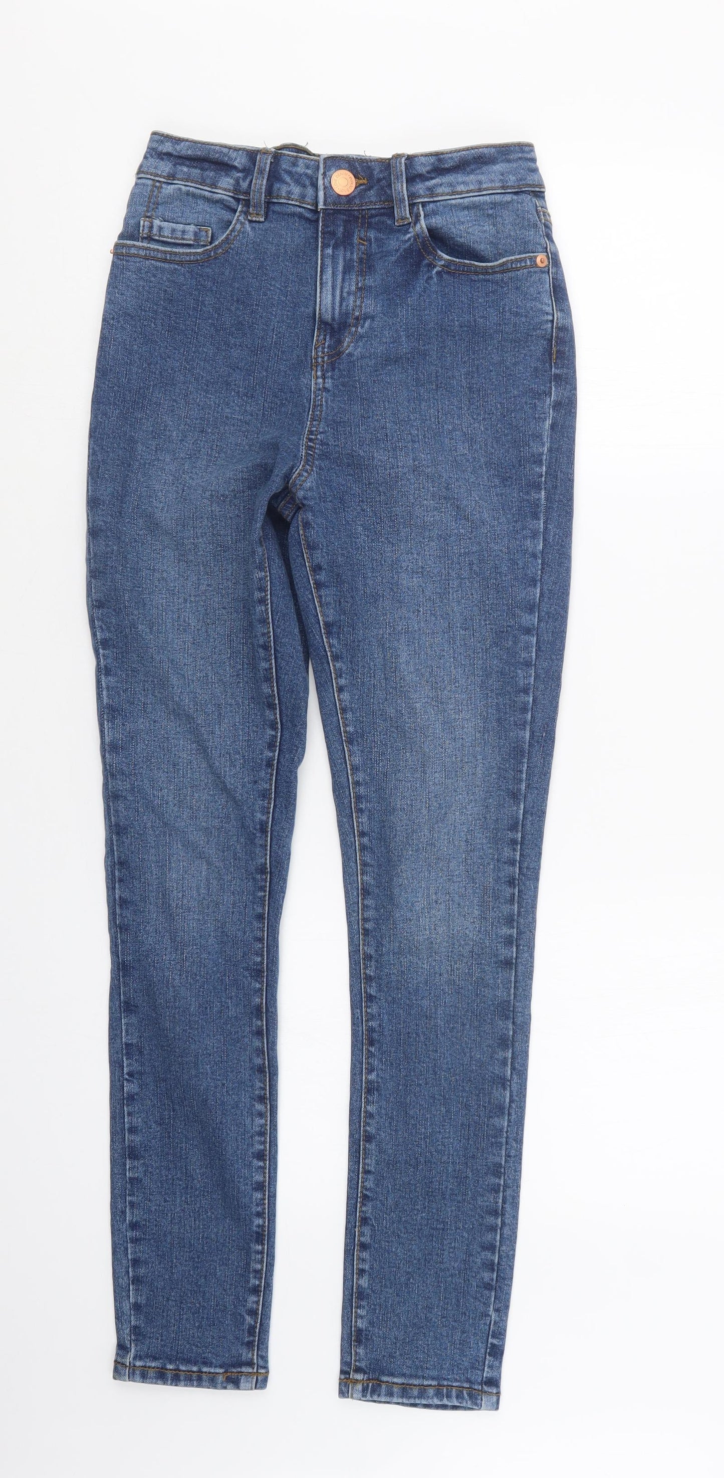 George Womens Blue  Denim Straight Jeans Size 10 L28.5 in