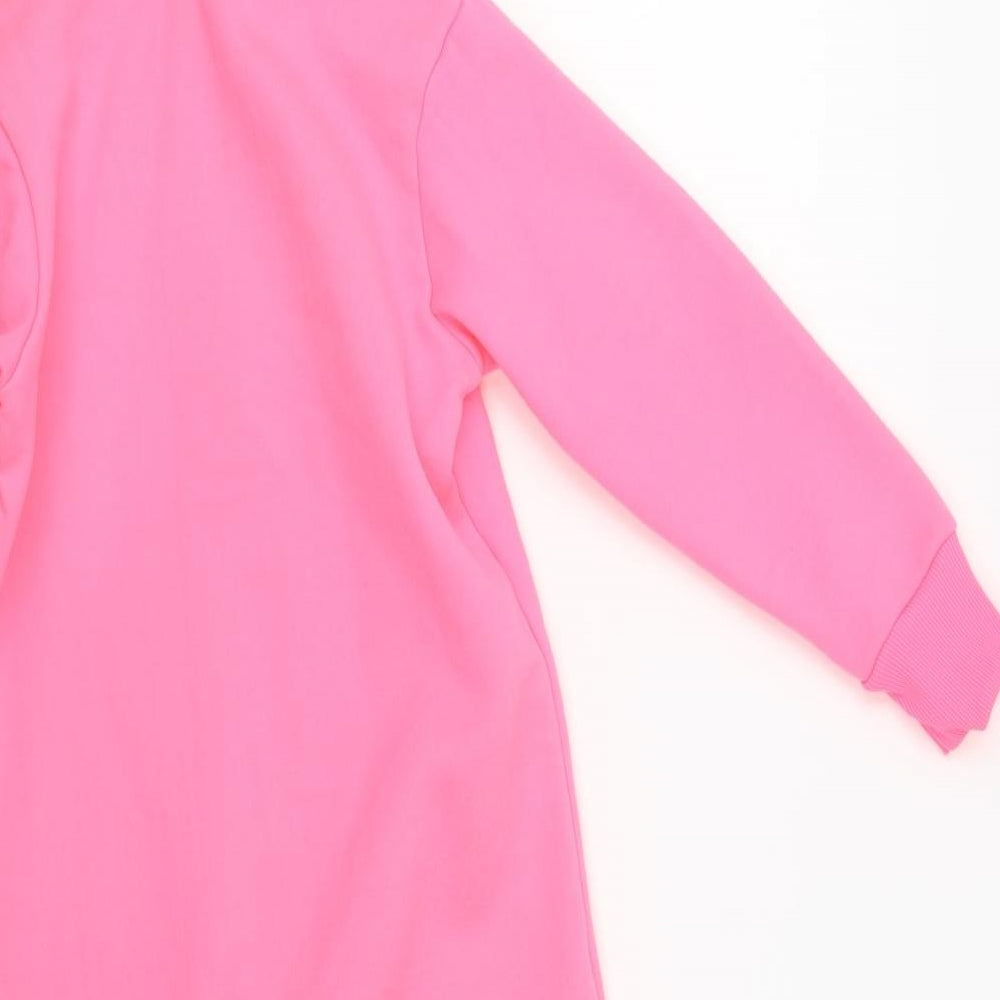 A2Z 4 Kids Girls Pink Geometric  Top One Piece Size 5-6 Years