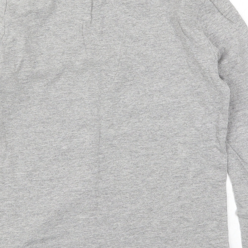 F&F Girls Grey Solid  Top Pyjama Top Size 9-10 Years