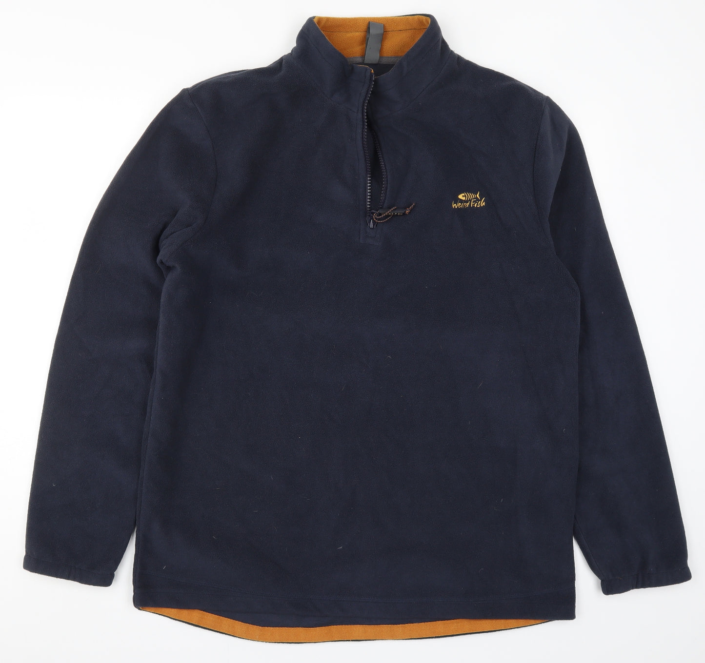 Weird Fish Mens Blue  Fleece Jacket  Size L