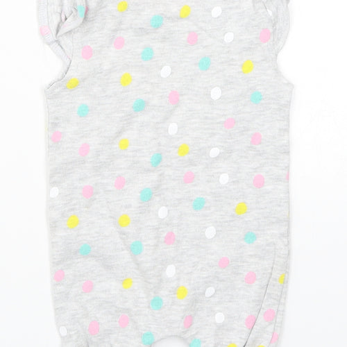Pep&Co Girls Multicoloured Polka Dot  Romper One-Piece Size 3-6 Months  - Bunnycorn