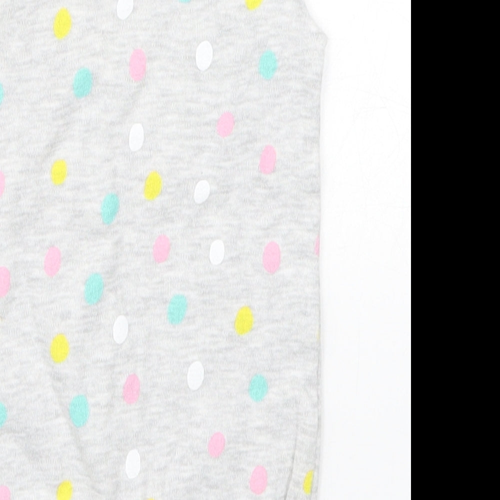 Pep&Co Girls Multicoloured Polka Dot  Romper One-Piece Size 3-6 Months  - Bunnycorn