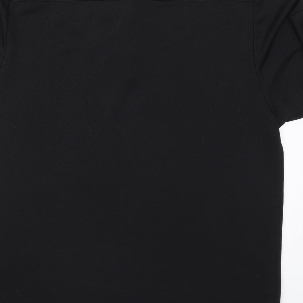 Dimension Mens Black    Polo Size M  - Diamond Spade Hearts Clubs