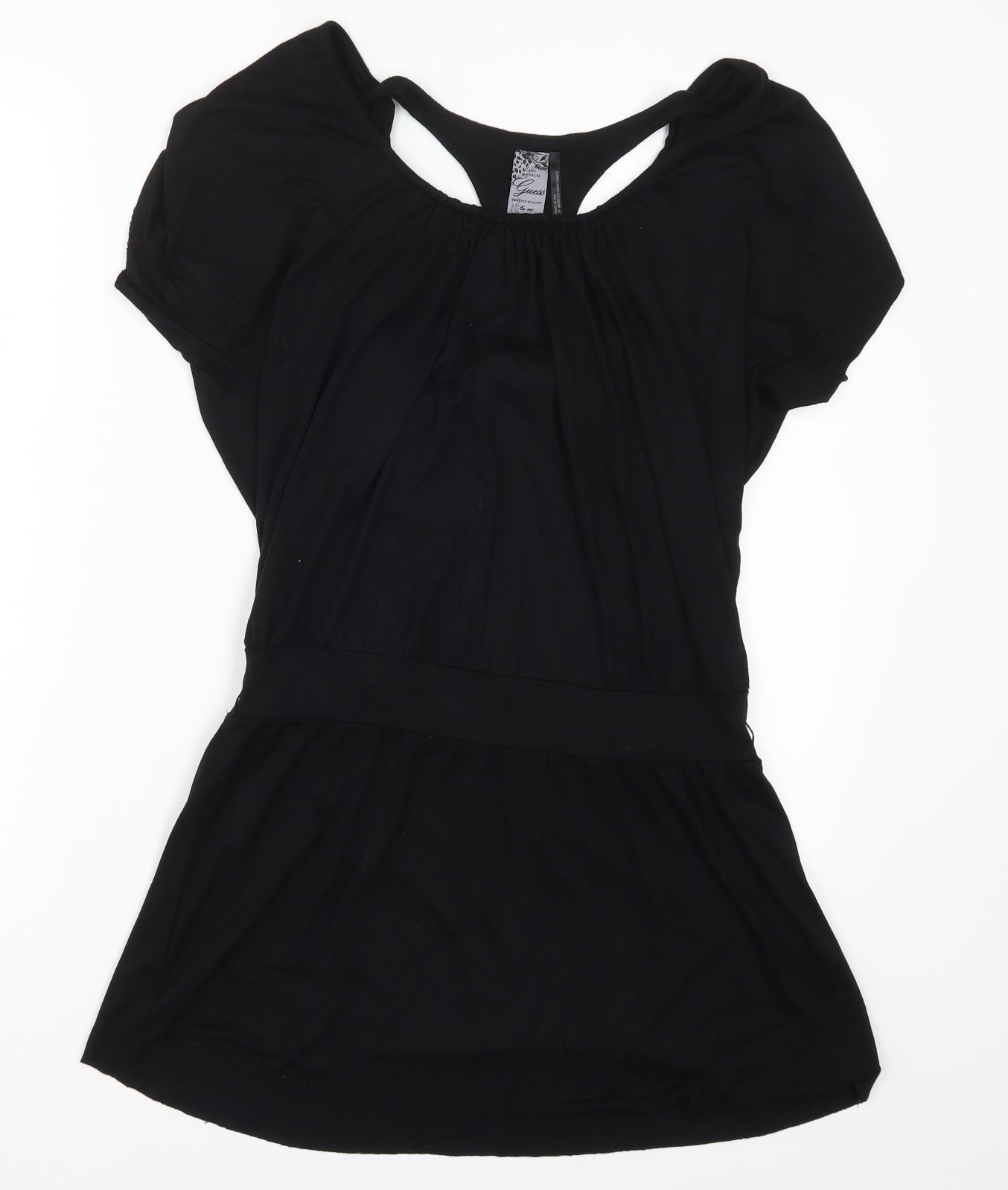 GUESS Womens Black   Basic T-Shirt Size L