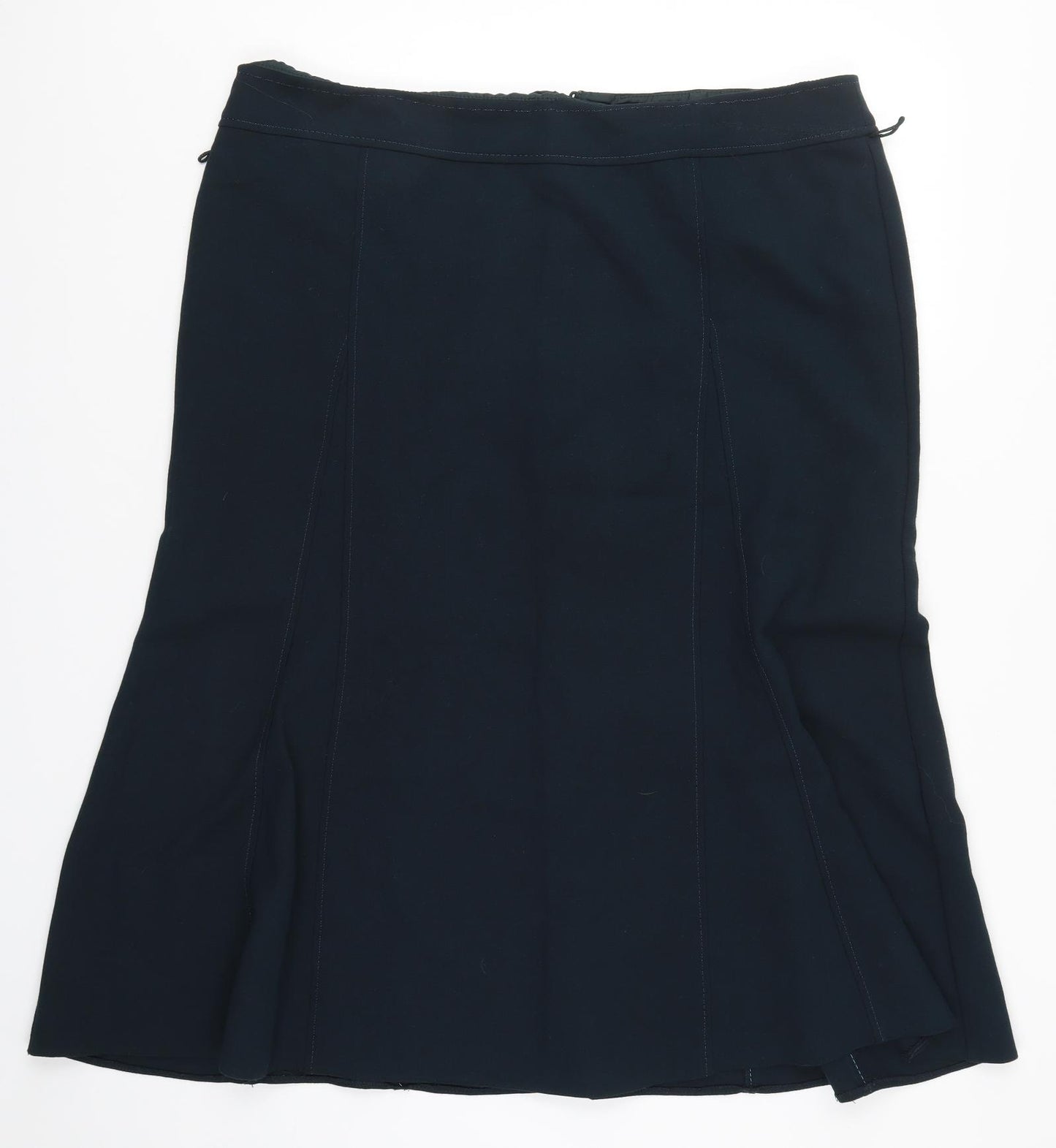 Marks and Spencer Womens Blue   A-Line Skirt Size 22  - Teal