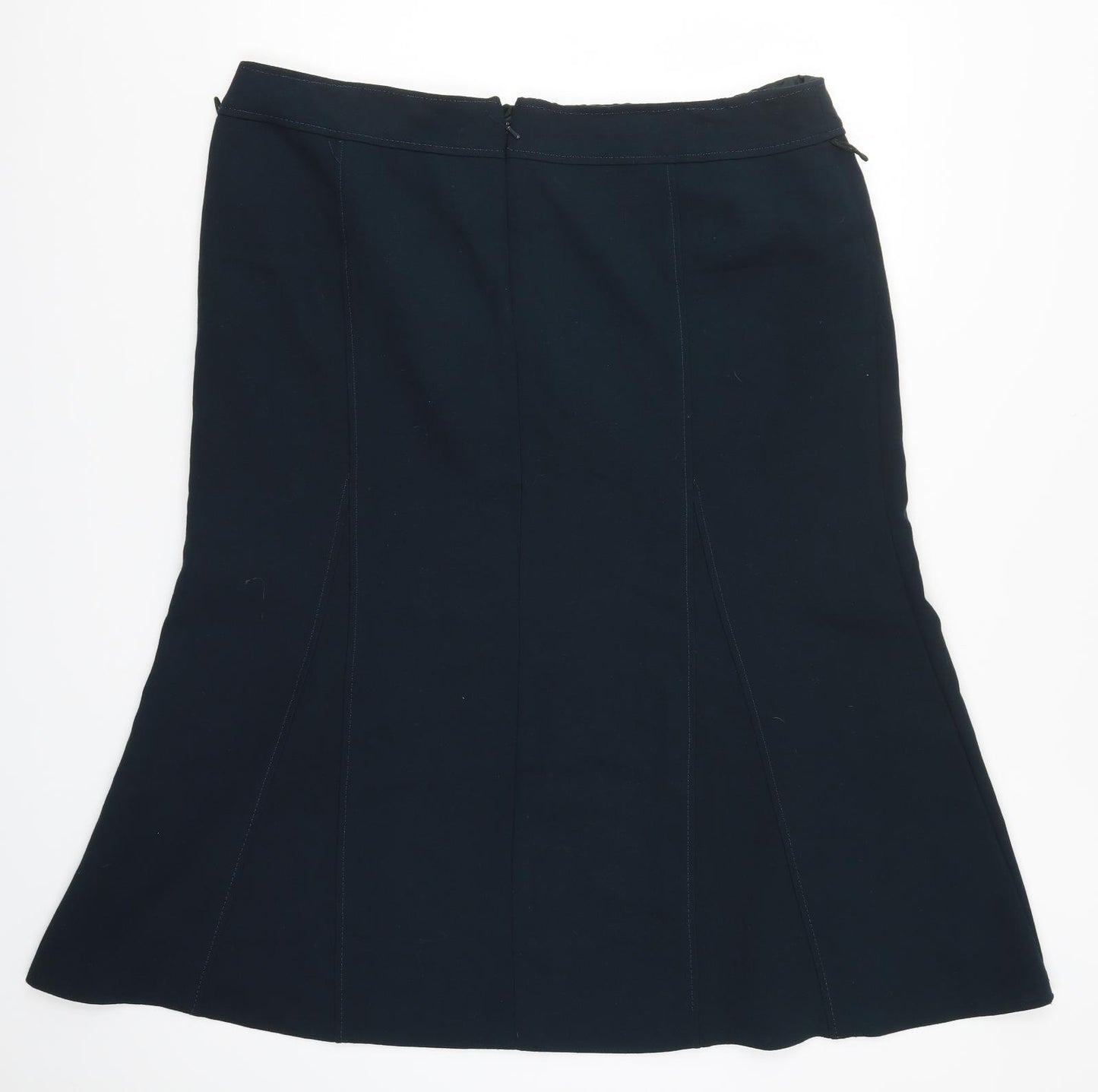 Marks and Spencer Womens Blue   A-Line Skirt Size 22  - Teal