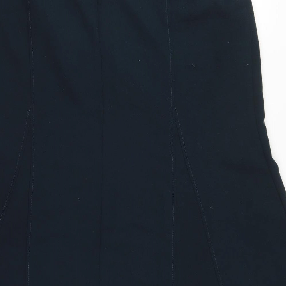 Marks and Spencer Womens Blue   A-Line Skirt Size 22  - Teal