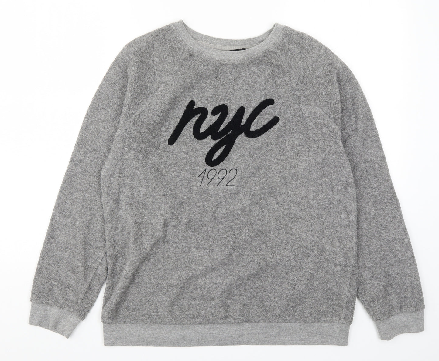 Dorothy Perkins Womens Grey   Pullover Sweatshirt Size 12  - NYC 1992