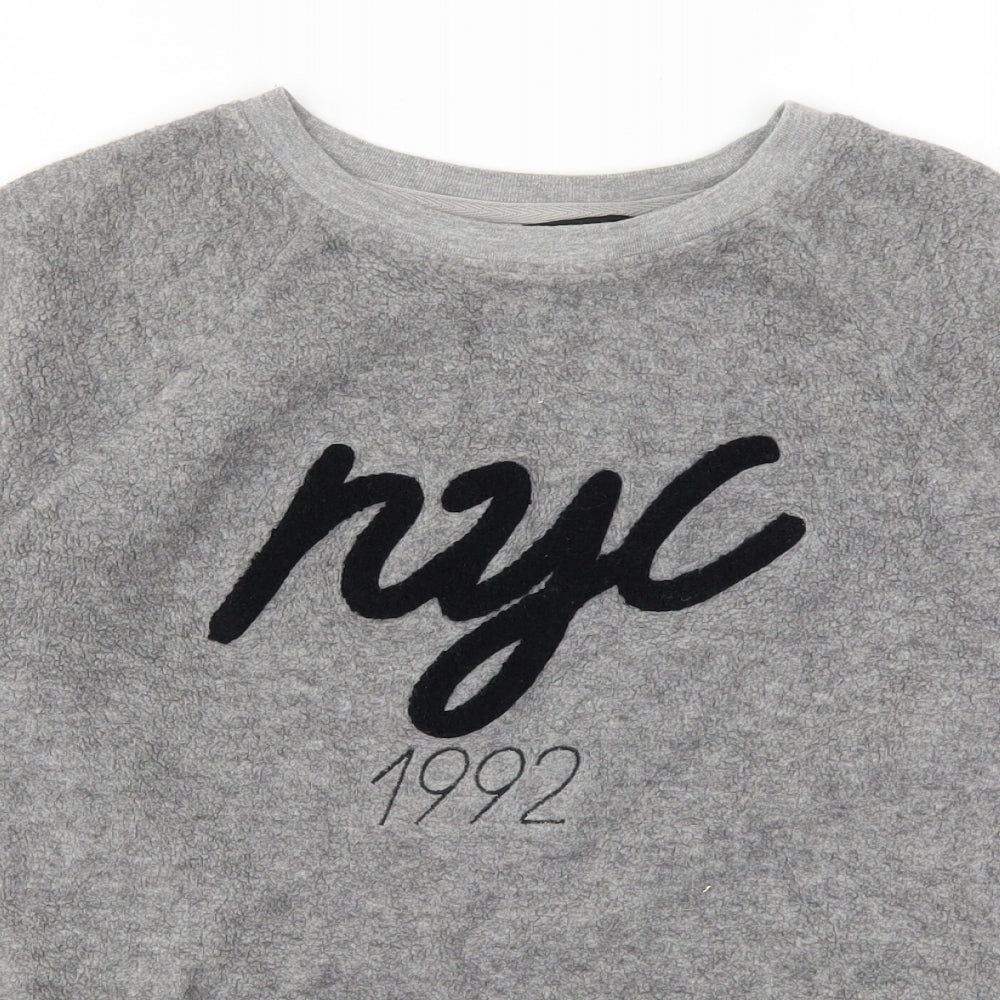 Dorothy Perkins Womens Grey   Pullover Sweatshirt Size 12  - NYC 1992