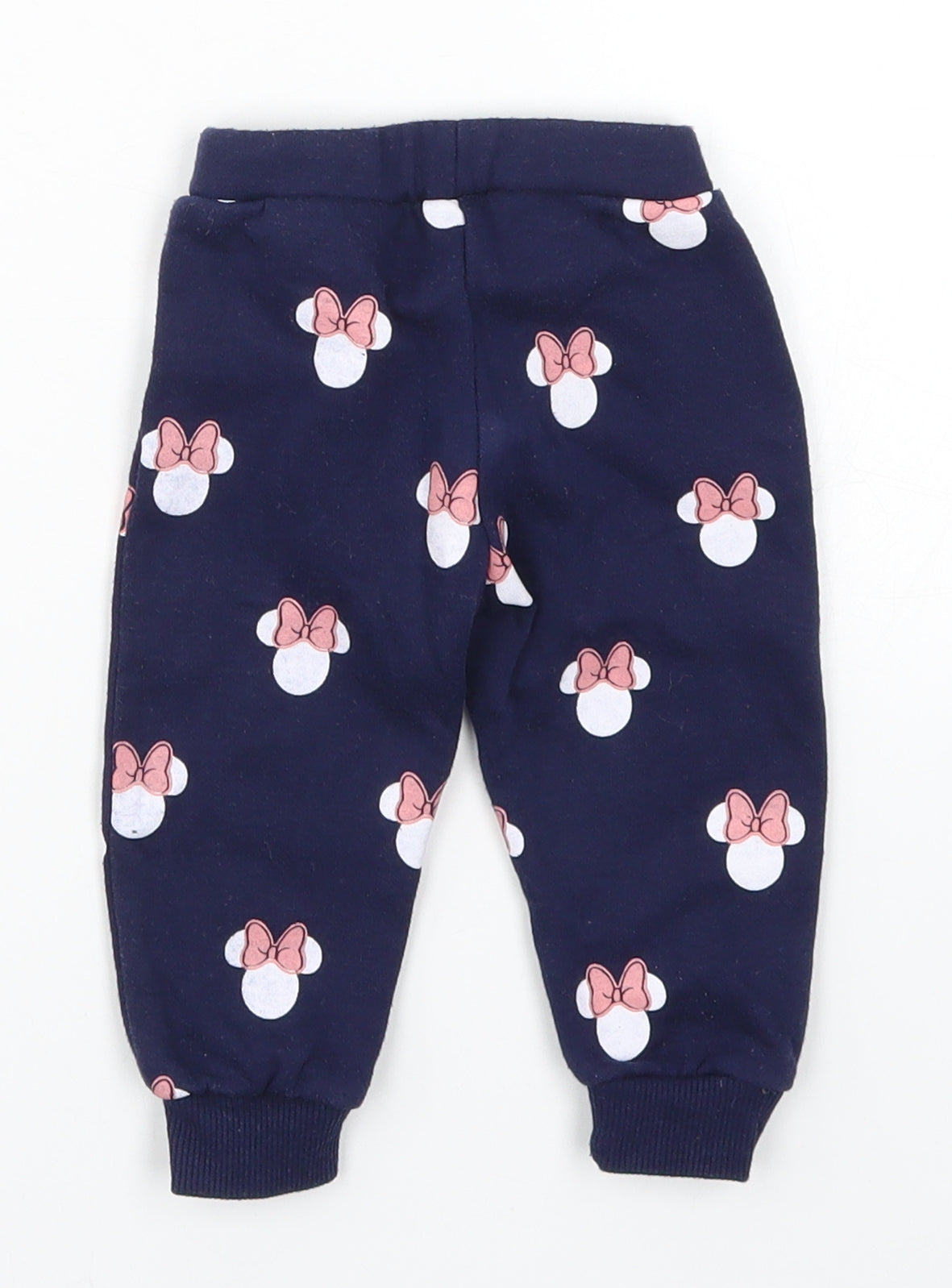 Primark Girls Blue   Sweatpants Trousers Size 6-9 Months  - Minnie Mouse