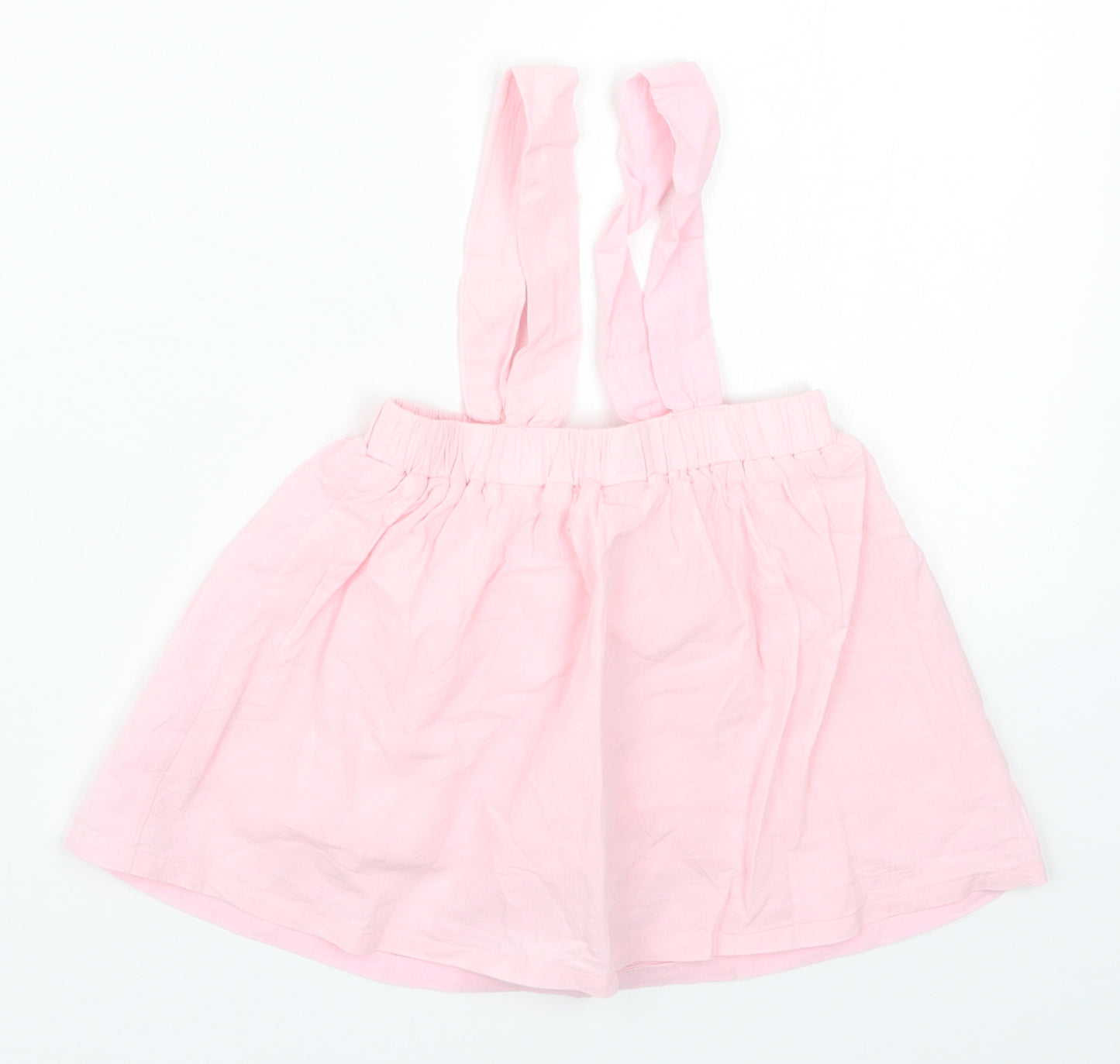 Pat Pat Girls Pink   Skater Skirt Size 3-6 Months  - Suspenders