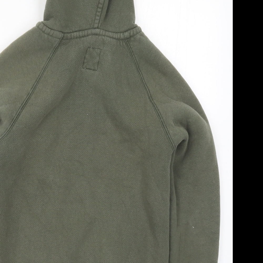 Jack Wills Womens Green   Full Zip Hoodie Size 6